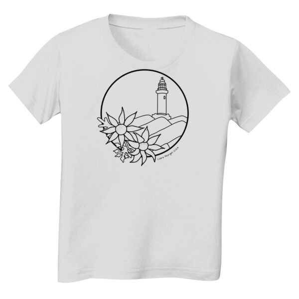 Flannel Flower | kid's tee - dark print Thumbnail