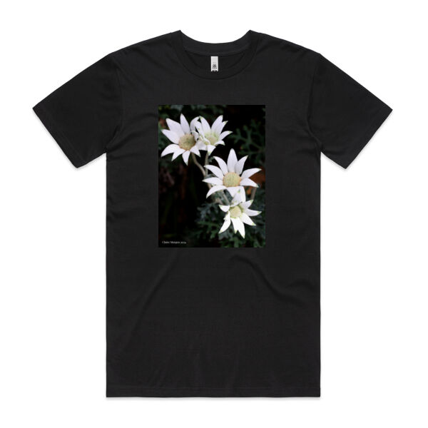 Flannel Flower | colour photographic men's tee Thumbnail