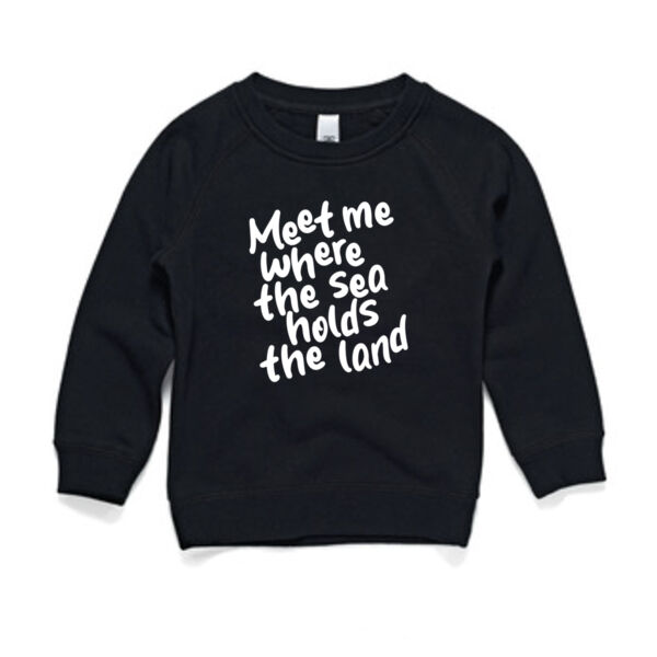 Holds the land | kid's crew jumper Thumbnail