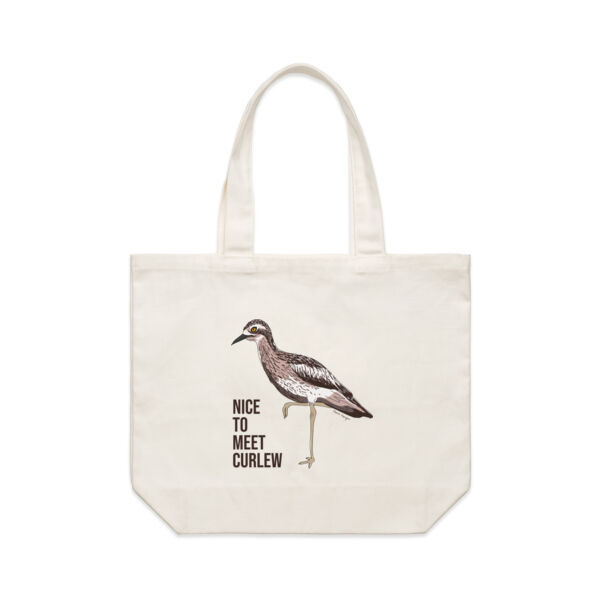 Nice to meet Curlew! Tote Thumbnail